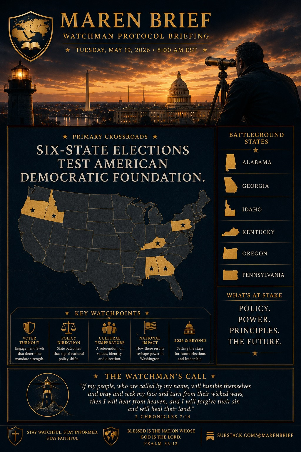Primary Crossroads: Six-State Elections Test American Democratic Foundation